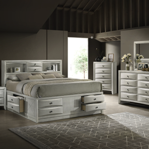 SETB4255 EMILY STORAGE WHITE BEDROOM