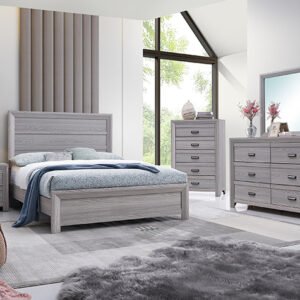 SETB6710 ADELAIDE DRIFT WOOD BEDROOM GROUP