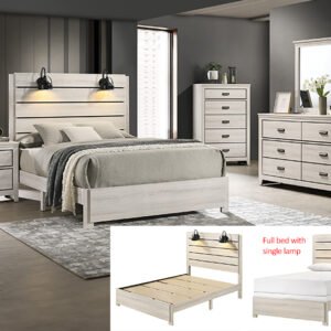 SETB6810 CARTER BEDROOM GROUP WHITE