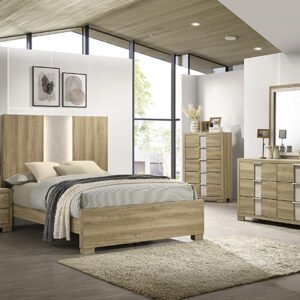 SETB6832 RANGLEY BEDROOM GROUP - DRIFTWOOD