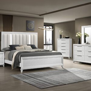 SETB7300 CRESSIDA BEDROOM GROUP WHITE