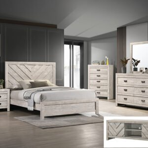 SETB9330 VALOR BEDROOM GROUP WHITE